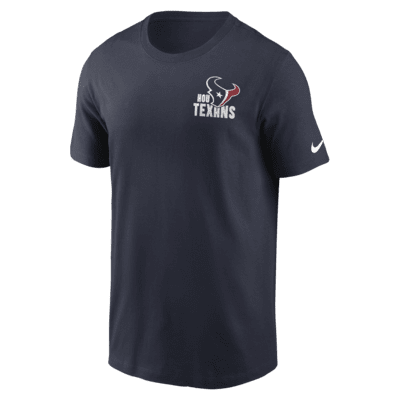 Nike NFL Mens Size XXL Gray Houston Texans Short Sleeve Staff Golf Polo Shirt