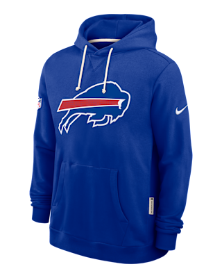 Мужское худи Buffalo Bills Initial Home Sideline Nike Dri-FIT NFL Pullover Hoodie