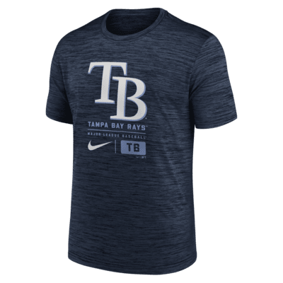 Tampa Bay Rays Large Logo Velocity Men's Nike MLB T-Shirt