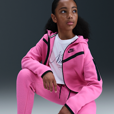 Nike Sportswear Tech Fleece Girls' Full-Zip Hoodie