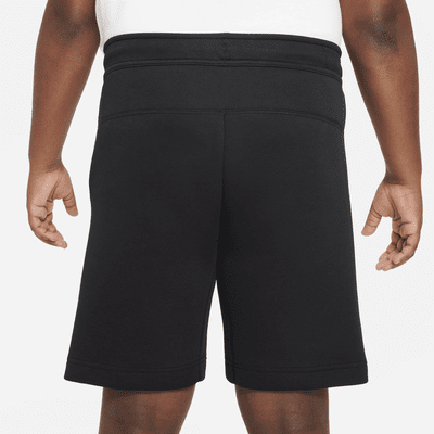 Nike Sportswear Tech Fleece-shorts (udvidet størrelse) til større børn (drenge)