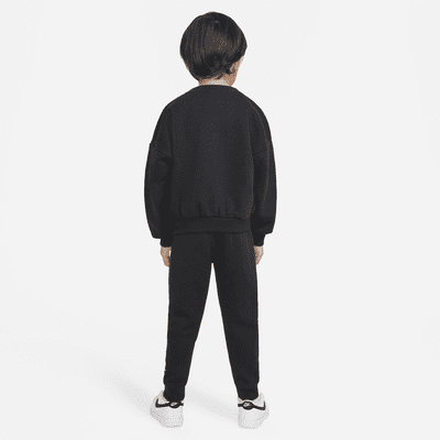 ナイキ スウッシュ エッセンシャル フリース セットアップ リトルキッズ セットアップ