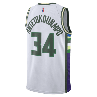 Milwaukee Bucks City Edition Nike Dri-FIT NBA Swingman Jersey