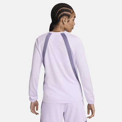 Camisola de aquecimento de manga comprida de basquetebol Dri-FIT Nike para mulher