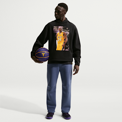 Sudadera con gorro sin cierre de básquetbol Dri-FIT de tejido Fleece para hombre Kobe