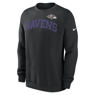 Baltimore Ravens Club Men's Nike NFL Pullover Crew