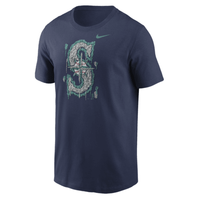 Nike Men's Seattle Mariners Navy Over Shoulder T-Shirt