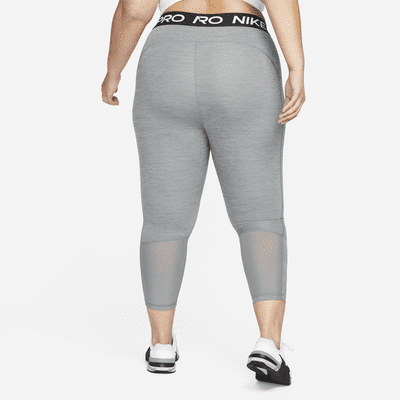 Nike Pro Women's Mid-Rise Crop Leggings (Plus Size)