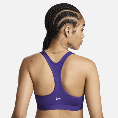 Bra deportivo sin almohadilla con gráfico para mujer Nike Pro Swoosh Light Support