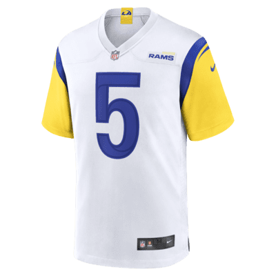 Jersey de fútbol americano Game para hombre NFL Los Angeles Rams (Jalen Ramsey)