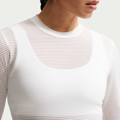 Nike Sportswear Women's Tight Long-Sleeve Sheer Top