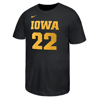 Caitlin Clark Iowa Hawkeyes Big Kids' College Basketball T-Shirt from Nike - $33