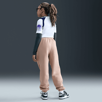 Pants holgados para niños talla grande Nike Sportswear Club Fleece