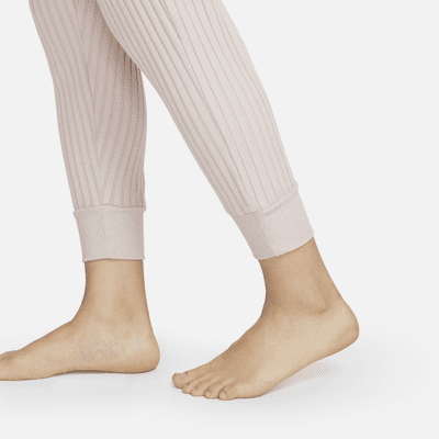 Pants de tela de canalé para mujer Nike Yoga Luxe
