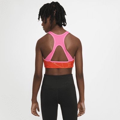 Bra deportivo estampado y reversible para niña talla grande Nike Dri ...