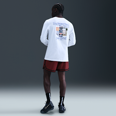 Shorts de básquetbol de tejido Woven UV Dri-FIT de 15 cm para hombre Nike DNA