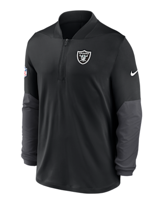Мужские  Las Vegas Raiders Feel The Pressure Nike Dri-FIT NFL 1/2-Zip Top
