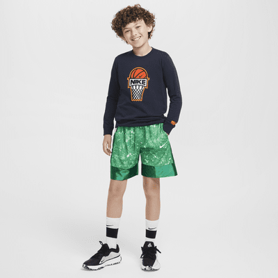 Shorts de básquetbol Dri-FIT para niño talla grande Nike Elite 23