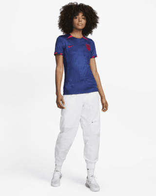 :Nike Women's USWNT 2023 Stadium Away Jersey - Royal / Red