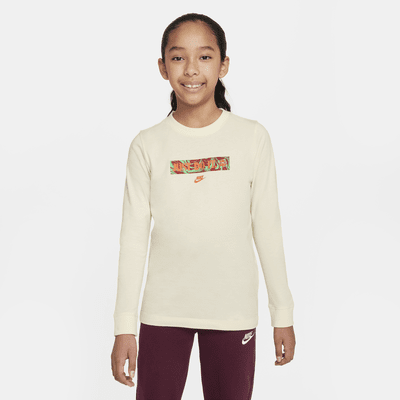 Nike Sportswear Big Kids' Long-Sleeve T-Shirt