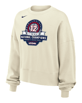Женский свитшот UConn Phoenix Fleece Nike College Crew-Neck