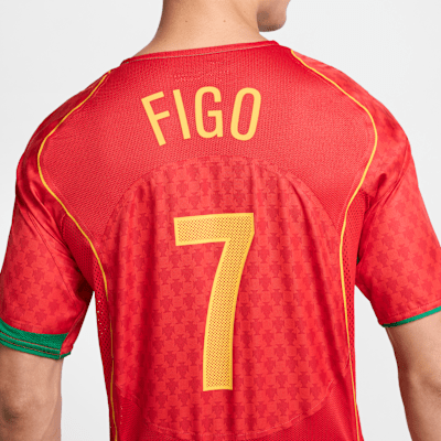 Jersey de fútbol Nike Replica para hombre Luis Figo Portugal 2004 Reissue