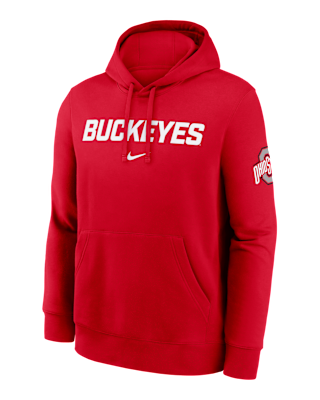 Мужское худи Ohio State Club 2-Hit Nickname Nike College Pullover Hoodie