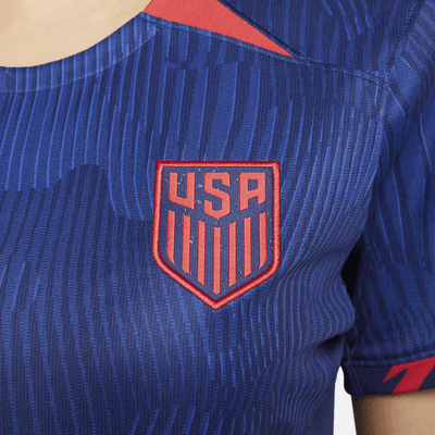 Jersey de fútbol Nike Dri-FIT para mujer USMNT 2023 Stadium visitante