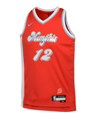 Подростковые джерси Ja Morant Memphis Grizzlies 2024/25 City Edition Big Kids' Nike Dri-FIT NBA Swingman Jersey