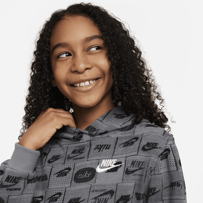 Nike Sportswear Club Fleece hettegenser til store barn