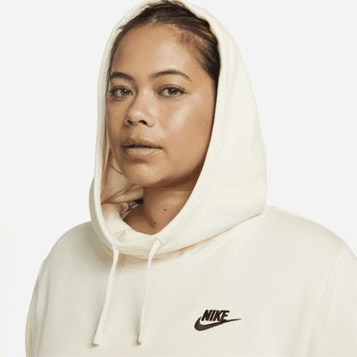 Nike Sportswear Club Fleece Women's Funnel-Neck Hoodie (Plus Size). Nike SI