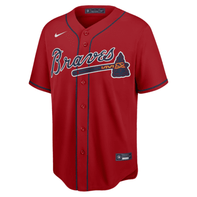 Camiseta de béisbol réplica para hombre MLB Atlanta Braves