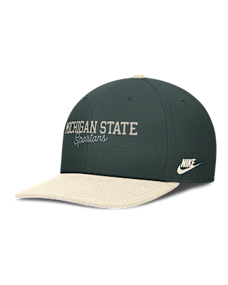 Мужские  Michigan State Legacy Script Nike Dri-FIT College Adjustable Hat