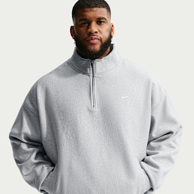 Nike Solo Swoosh Men's Fleece Quarter-Zip Top