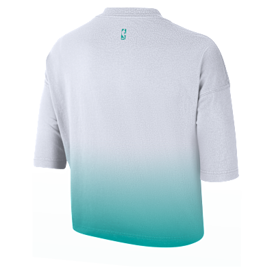 San Antonio Spurs Courtside City Edition Premium Women's Nike NBA Boxy T-Shirt