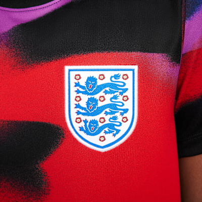 England Academy Pro Older Kids' Nike Dri-FIT Football Pre-Match Short-Sleeve Top