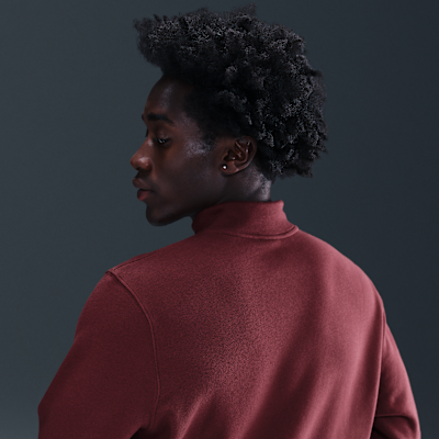 Prenda para la parte superior de tejido Fleece con medio cierre para hombre Nike Sportswear Club
