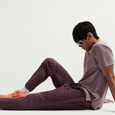 กางเกงวิ่งขายาวผู้ชายแบบทอ Repel Nike Stride