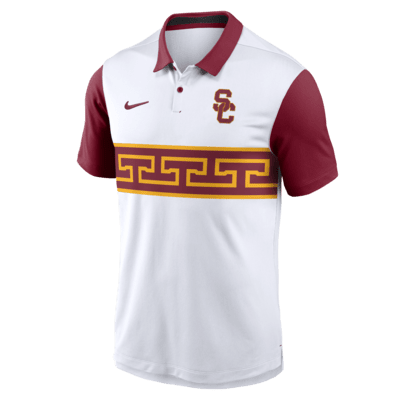 Polo universitario Nike Dri-FIT para hombre USC Trojans Primetime Campus Vapor