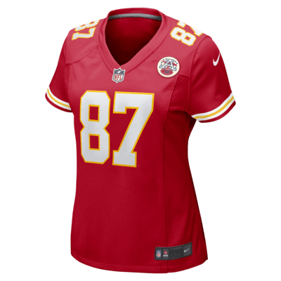 Jersey de fútbol americano Nike de la NFL Game para mujer Travis Kelce Kansas City Chiefs