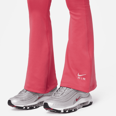 Nike Air Essential Big Kids' (Girls') High-Waisted Flared Leggings ...