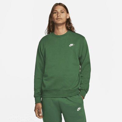 nike men's sportswear club crewneck sweatshirt tawny