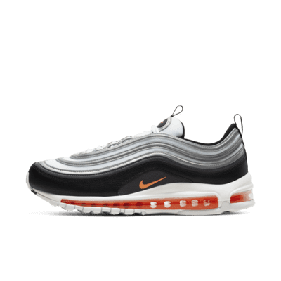 nike air max 97 grises logo rojo