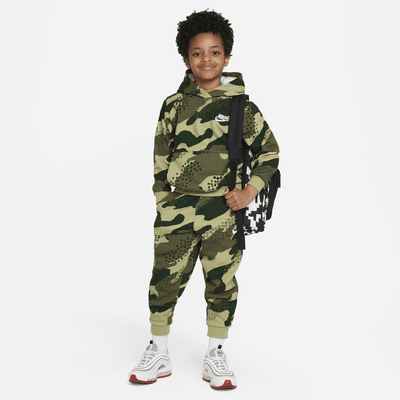 Nike Sportswear Club Camo Pullover Little Kids Hoodie