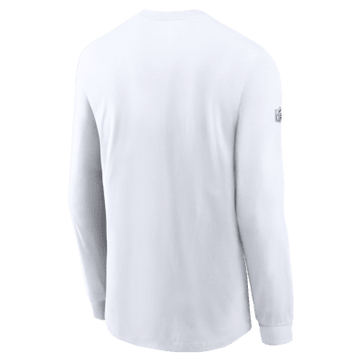 Nike Dallas Cowboys Mens White Go Helmet Long Sleeve Fashion