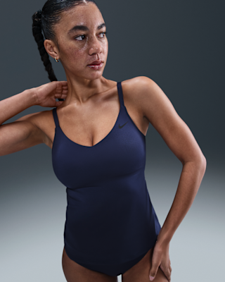 Женские  Nike Swim Effortless Essential V-Neck Tankini