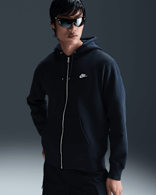 Мужское худи Nike Club Full-Zip Fleece Hoodie