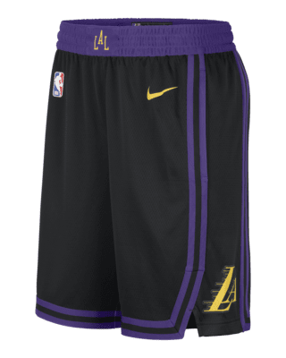 Мужские шорты Los Angeles Lakers City Edition 2023/24 Nike Dri-FIT NBA Swingman Shorts
