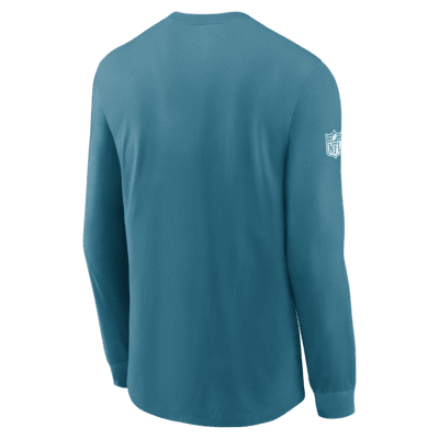 Jacksonville Jaguars Sideline Team Issue Men's Nike Dri-FIT NFL Long-Sleeve T-Shirt