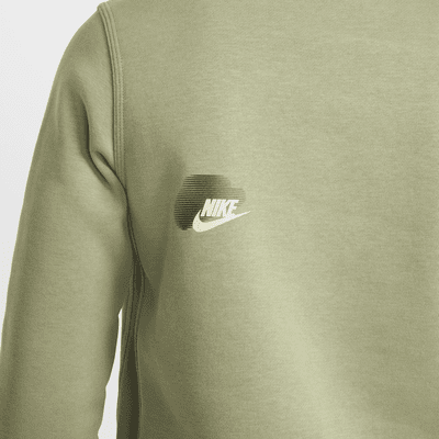 Sweatshirt de gola redonda Nike Sportswear Standard Issue Júnior (Rapaz)